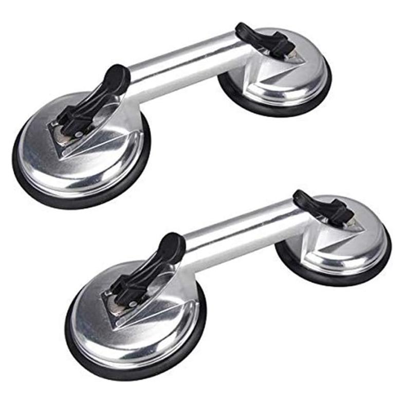 Elevador de Vidrio SOLUDE 2 Pack Doble Ventosa Aluminio 85 kg