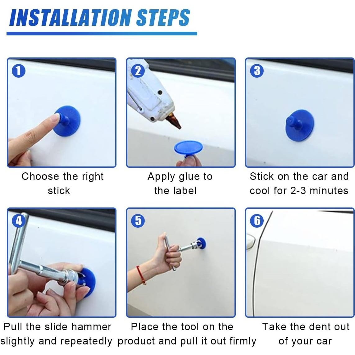 Kit de Extracción de Abolladuras GAOLAOSY 18 Piezas