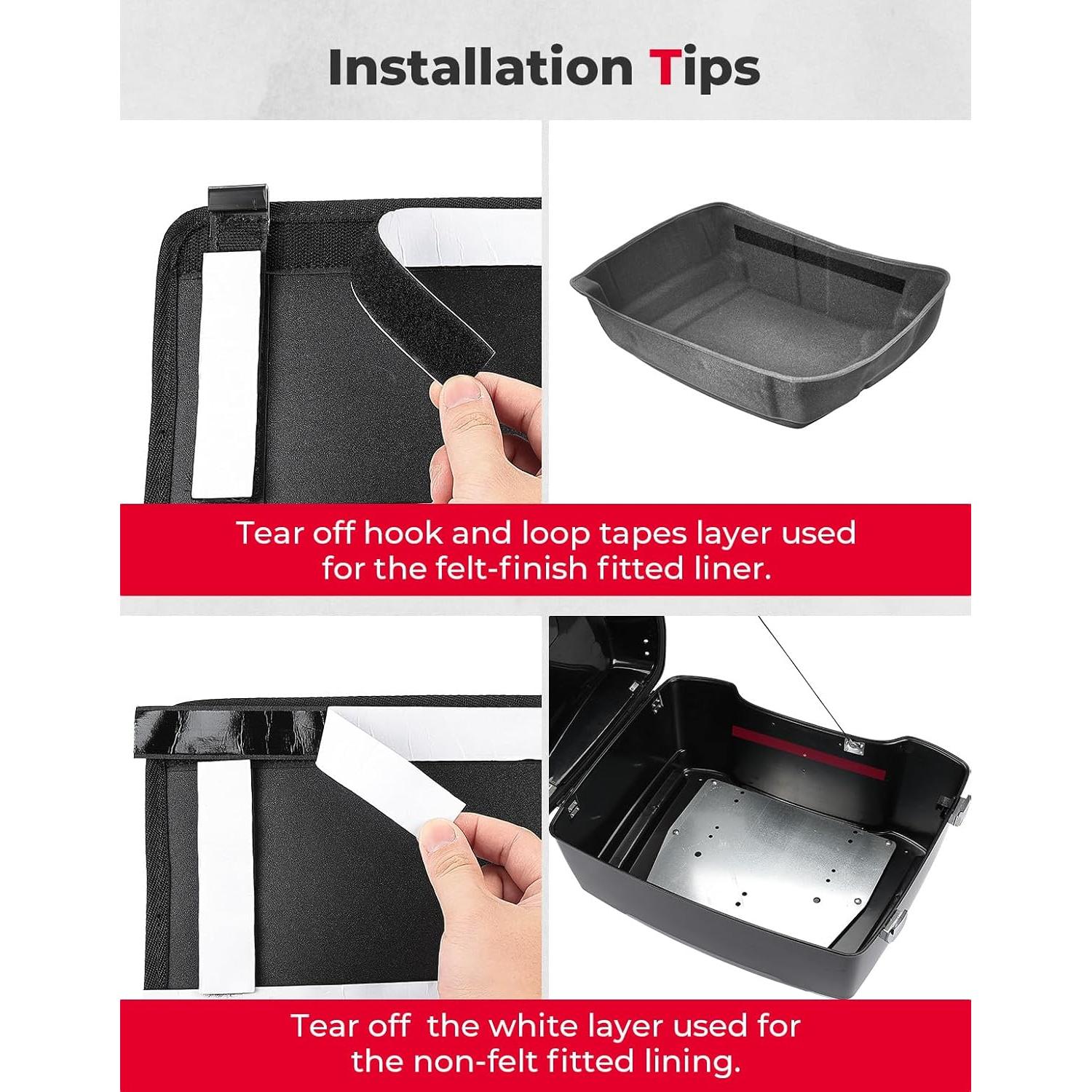 Organizador KEMIMOTO para Tour Pack 2014-2024 con Ganchos