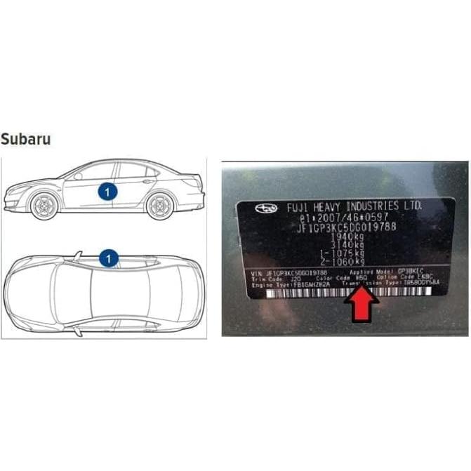 Juego de Pintura de Toque PRIME TOUCH UP Azul Offshore 15ml