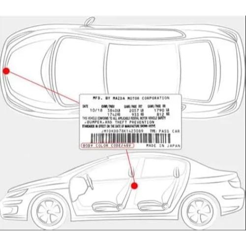 Kit de pintura de retoque PRIME TOUCH UP para Mazda Soul Red Crystal 2024
