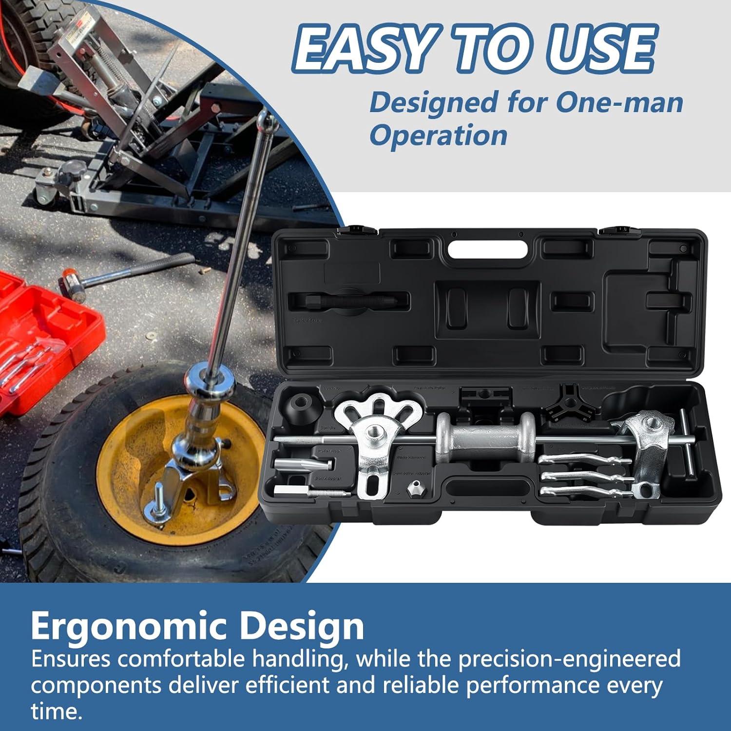 Juego de Extractores de Martillo Deslizante Bicos 9 Vías 7.59 kg