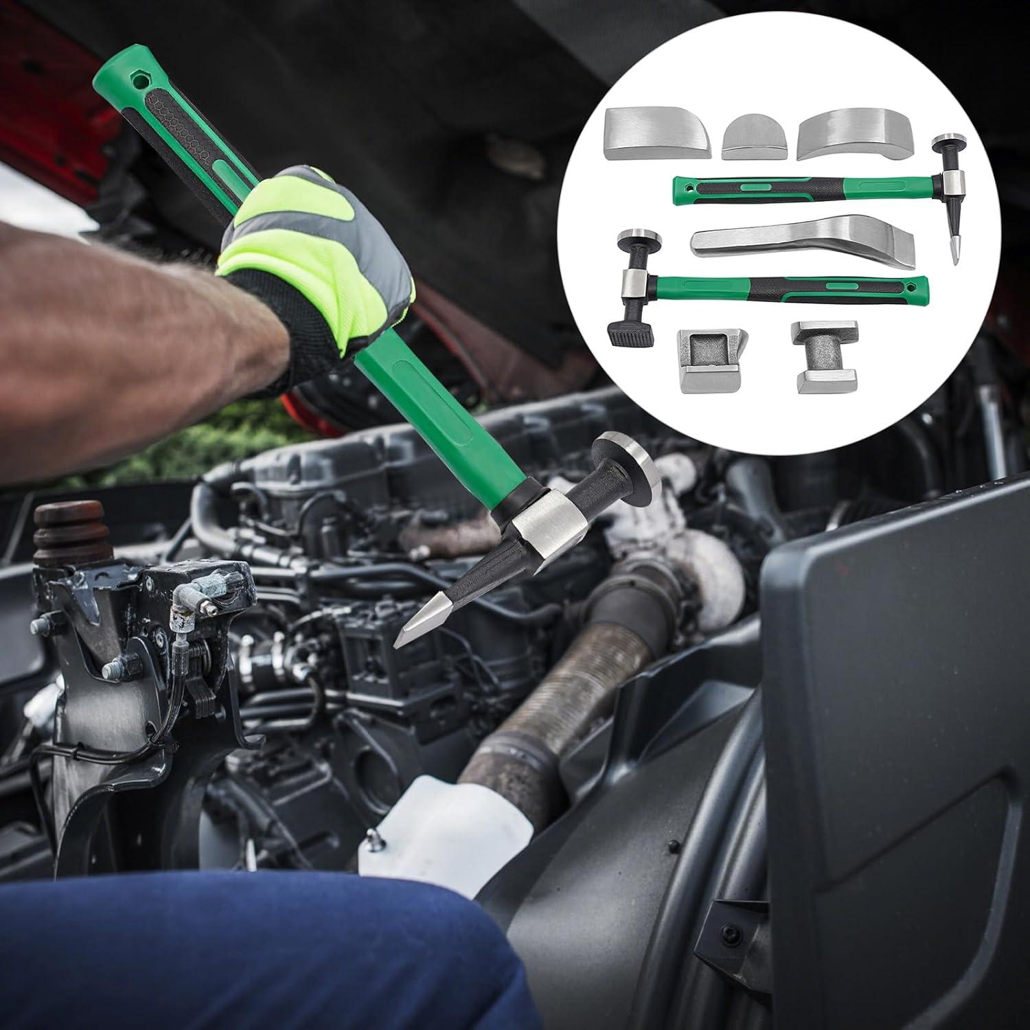 Kit de Reparación de Abolladuras NTNOEA 9 Piezas Verde