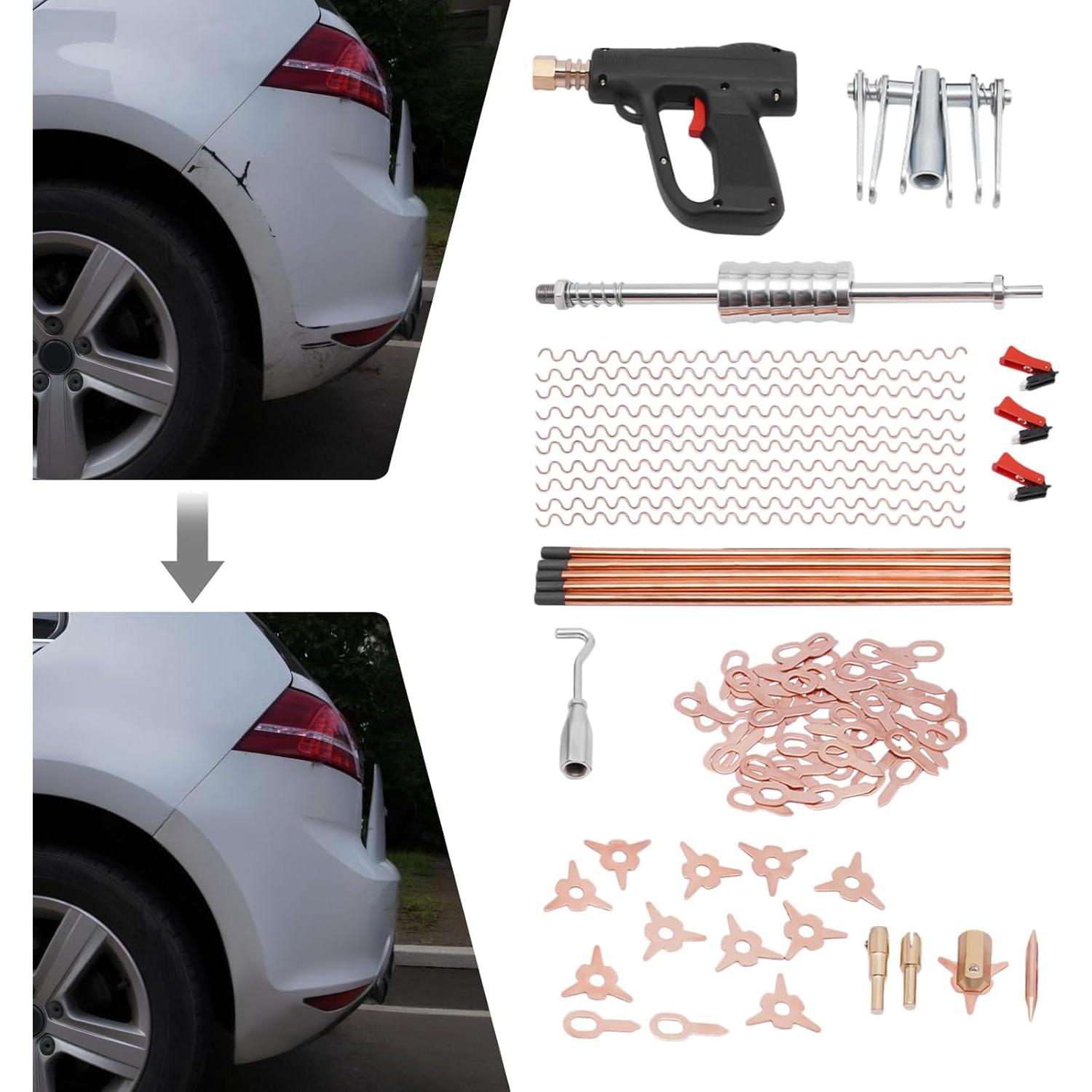 Kit de 86 Piezas para Sacar Abolladuras ZeStarDair con Soldador