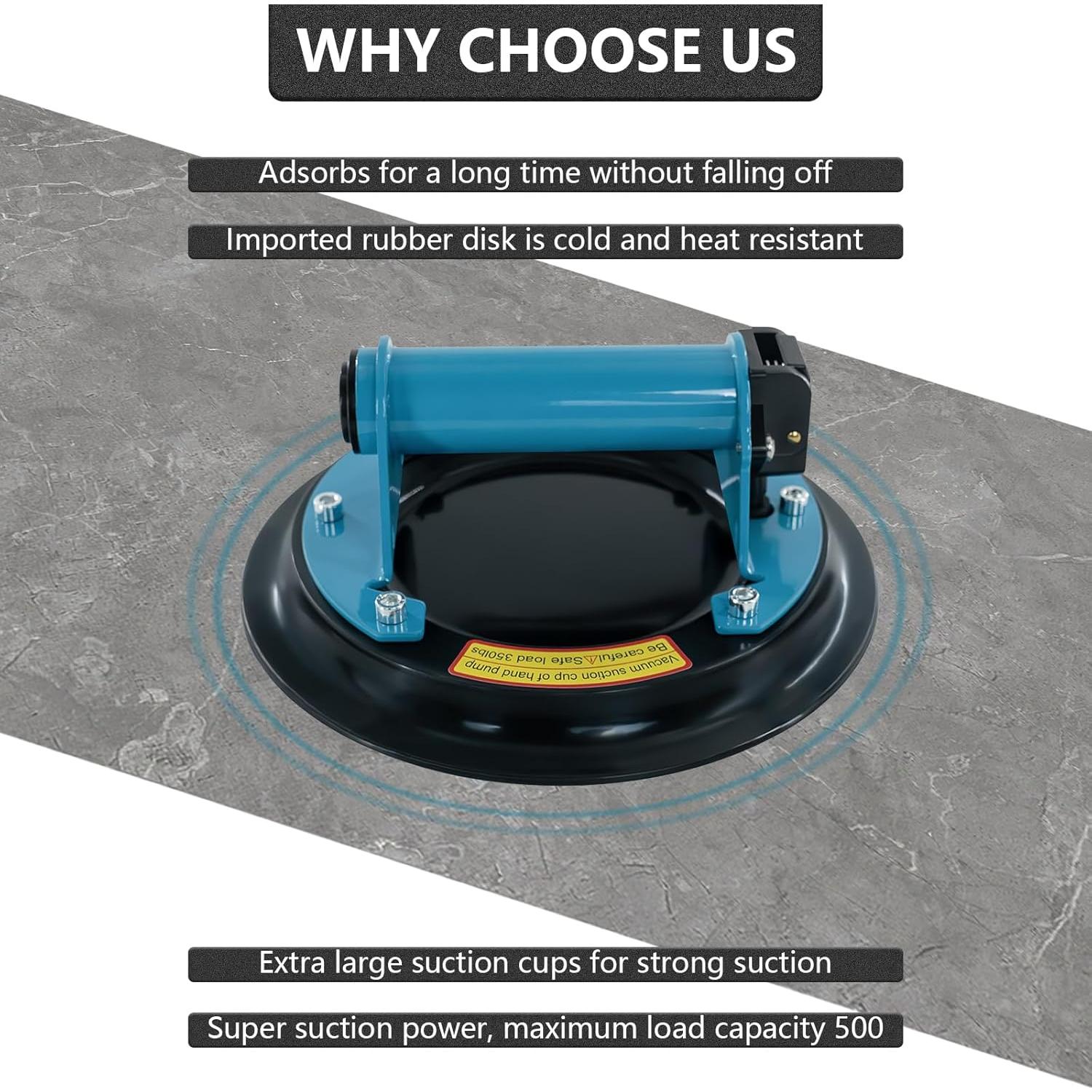 Ventosa de vidrio BaoNeedy 20.32 cm alta resistencia 1 paquete