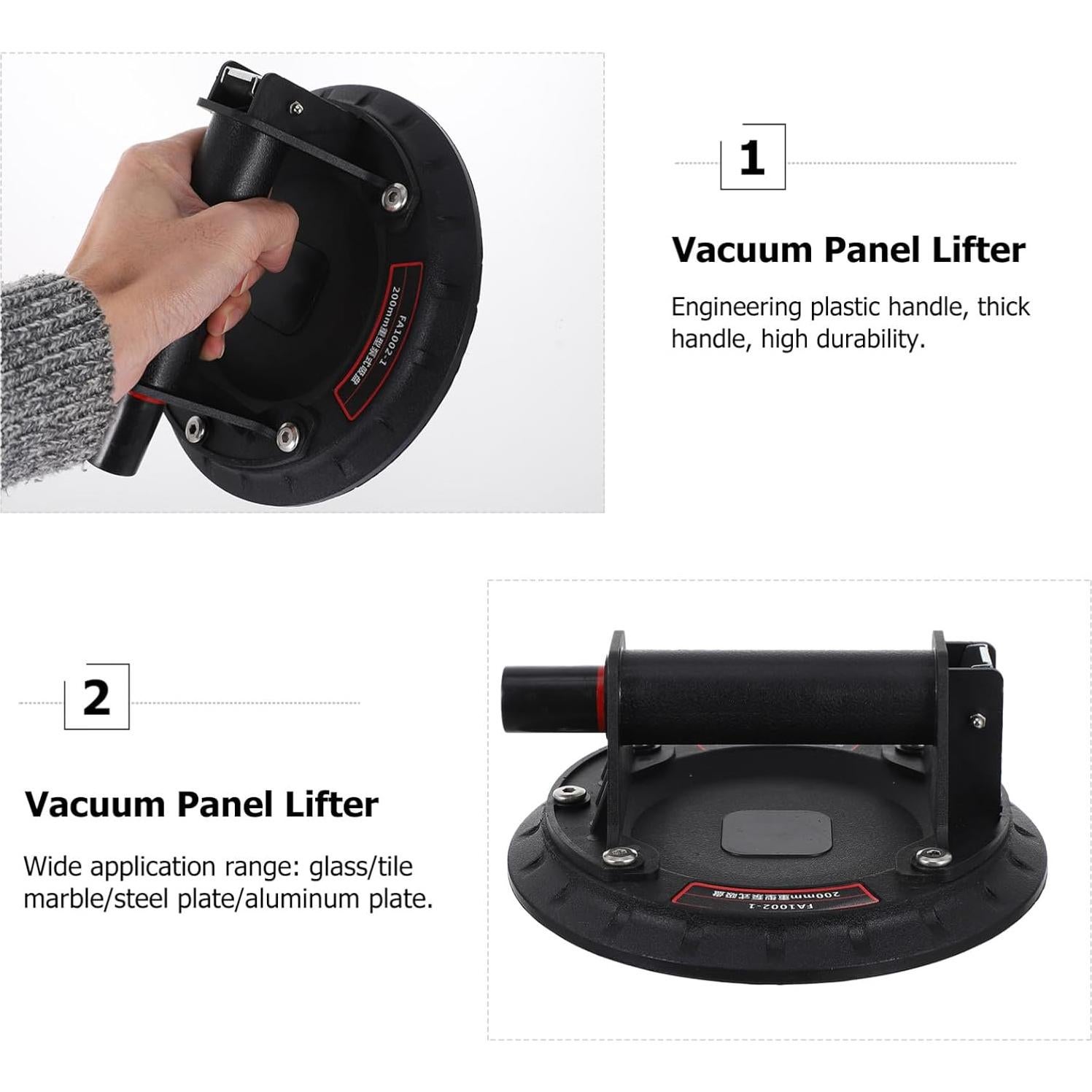 Elevador de Paneles de Vacío Anneome para Vidrio 20x20cm