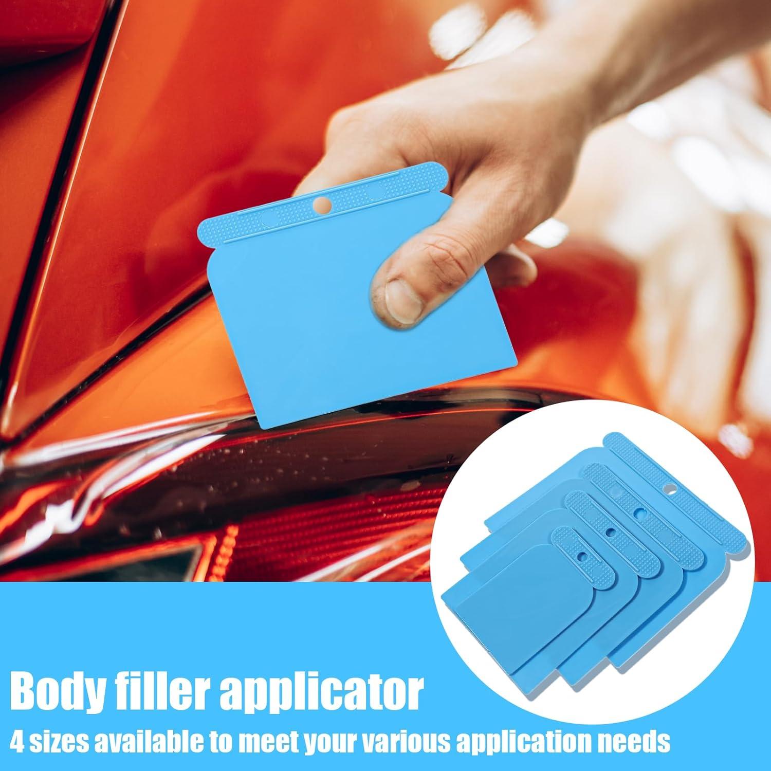 Juego de Espátulas para Relleno de Carrocería QfwdfcTrenz 4 Piezas