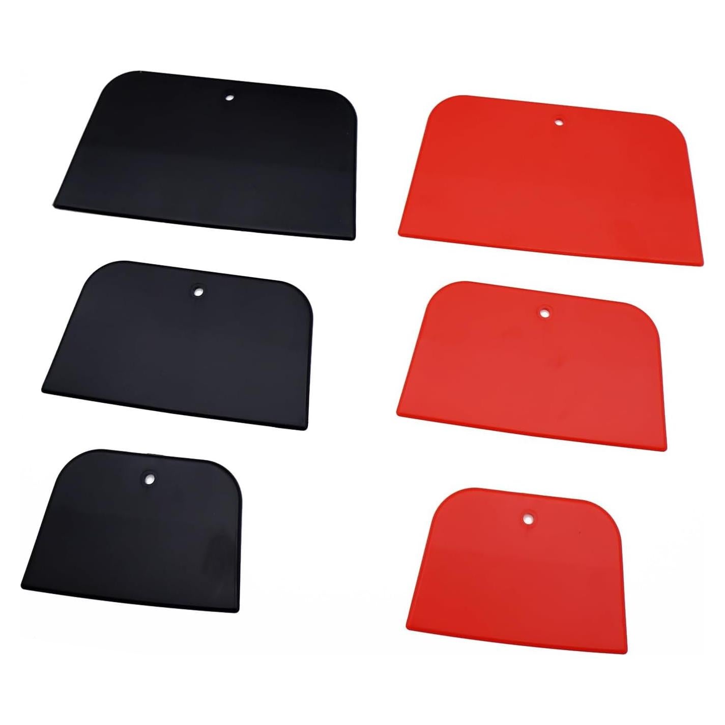 6 Espatuladores de Relleno de Plástico PE TuNan - 10, 12 y 15 cm