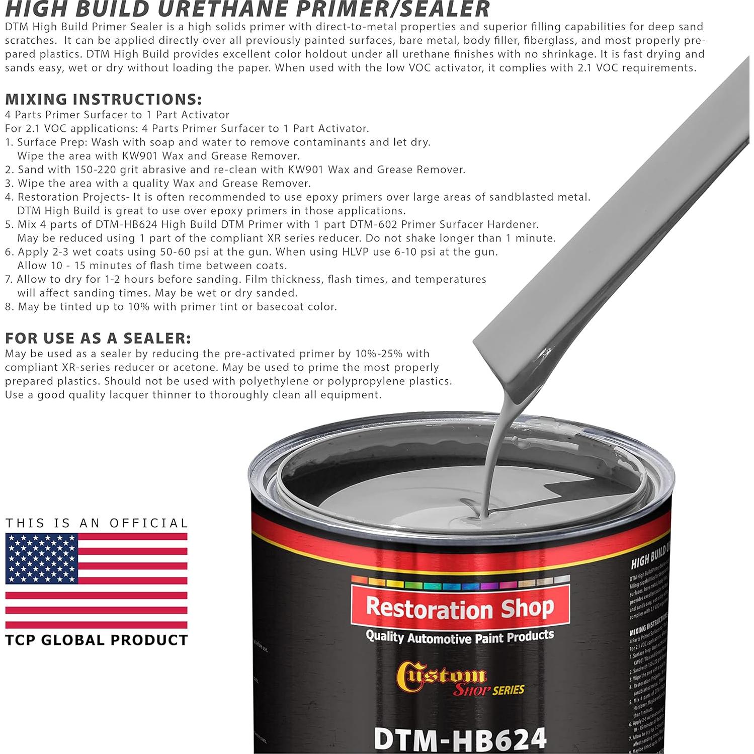 Imprimación Urethane DTM Gris Tienda Personalizada 1.25L