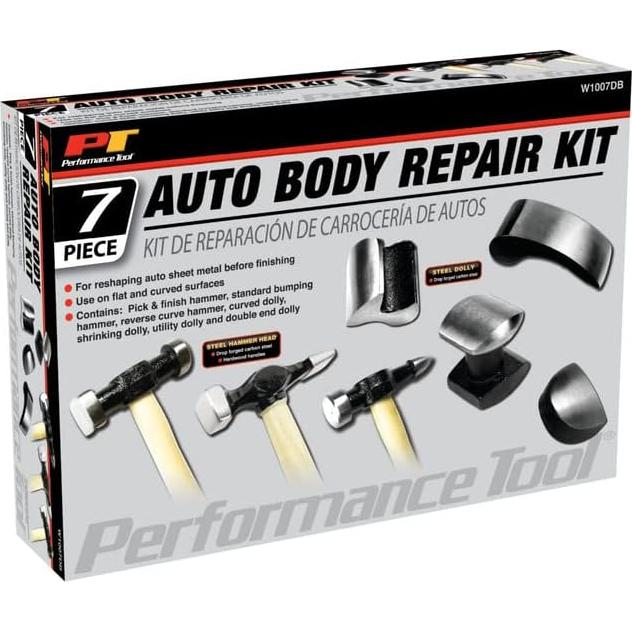 Kit de Reparación de Carrocería 7 Piezas Performance Tool W1007DB