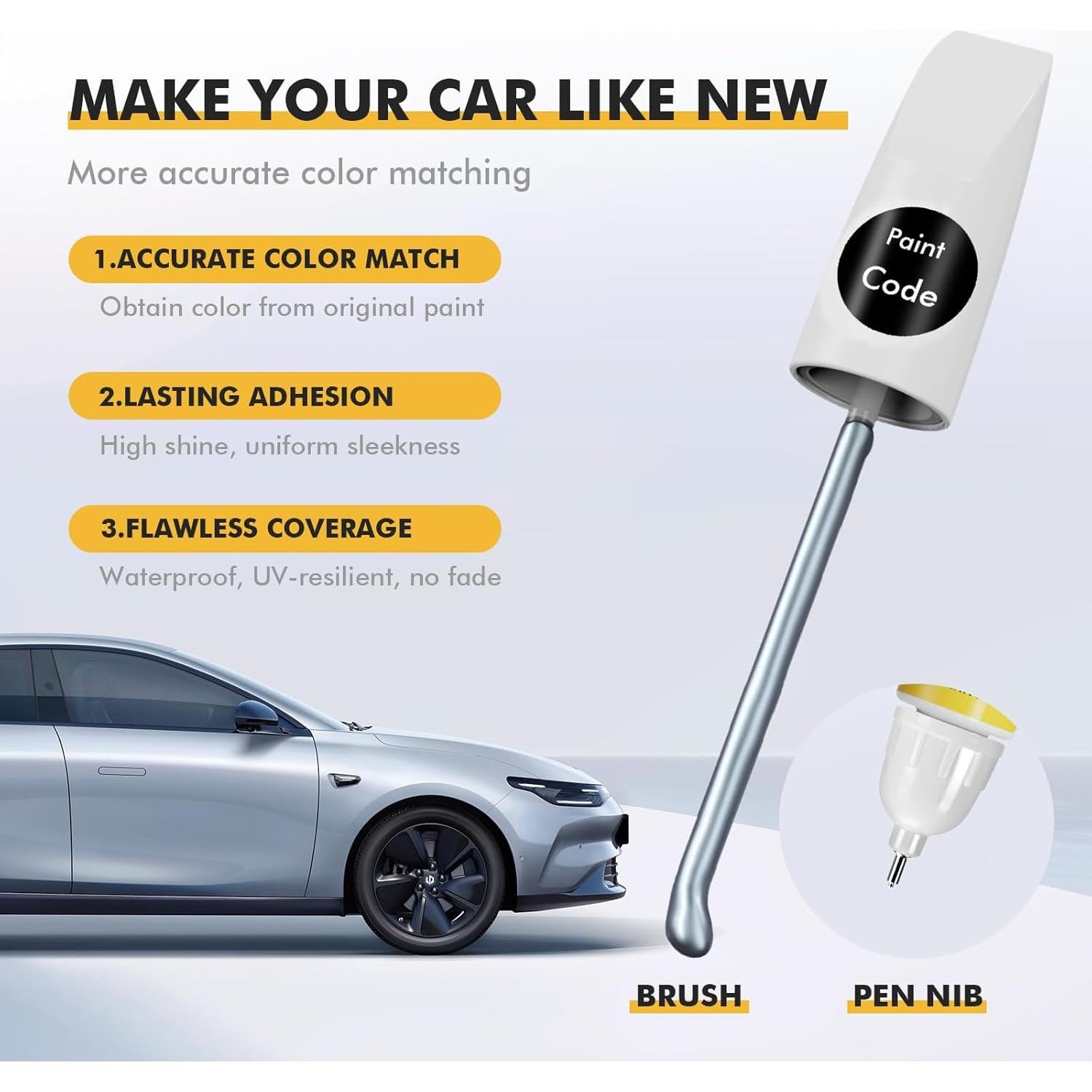 Pintura de Retoque GMC Rojo Long Beach G1E 12ml 2 en 1