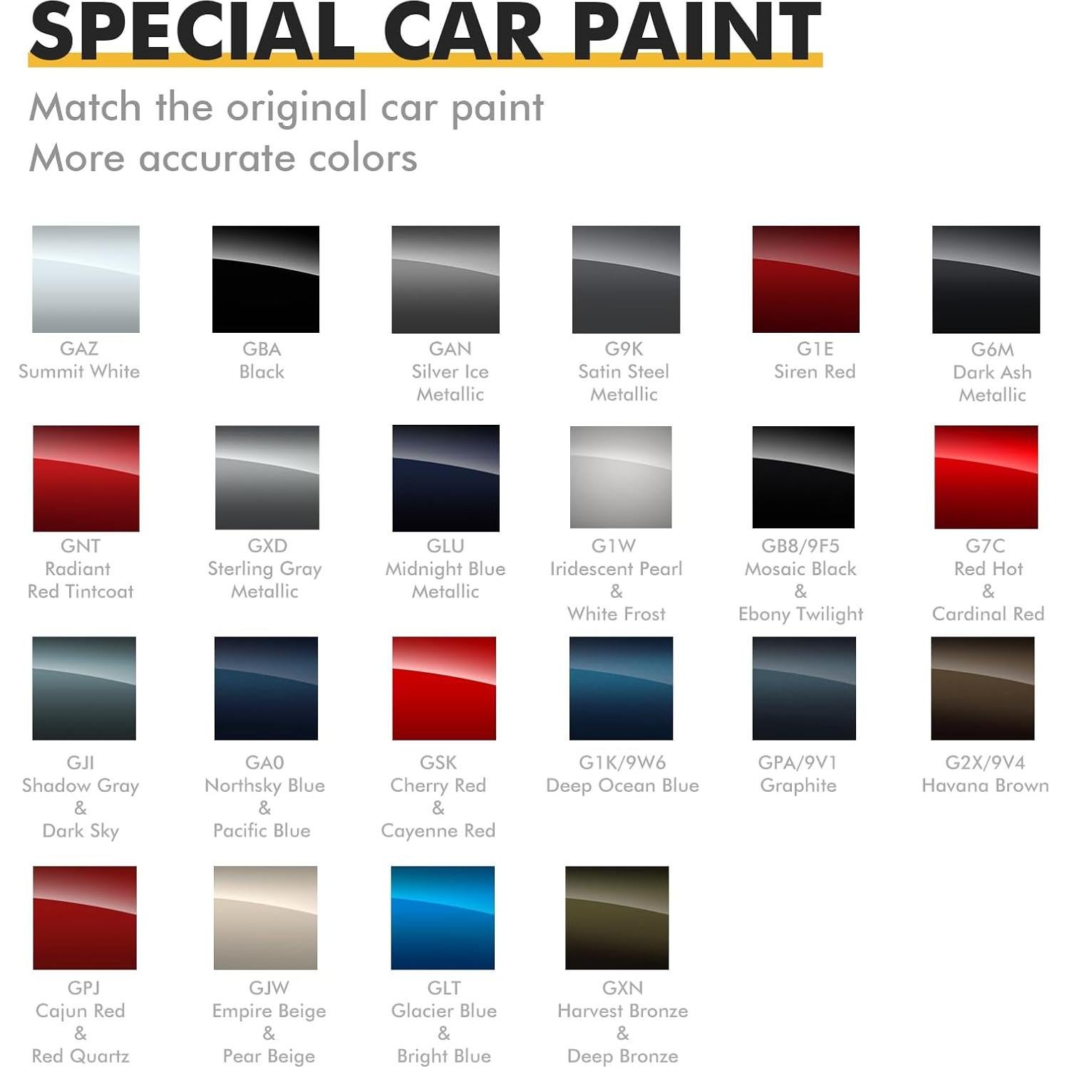 Pintura de Retoque GMC Rojo Long Beach G1E 12ml 2 en 1