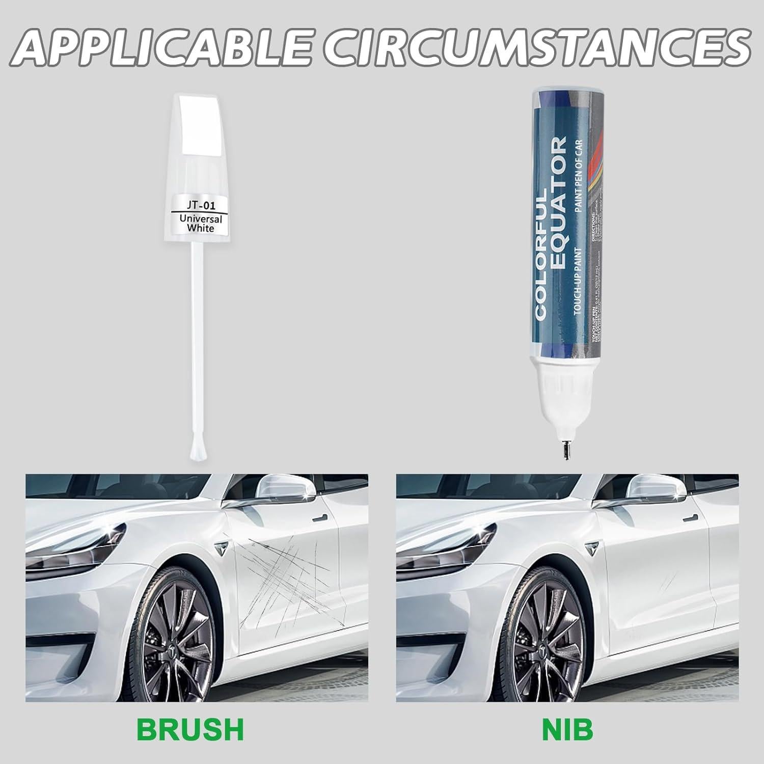 Bolígrafo de Pintura para Tocar vvag Blanco 50ml Secado Rápido