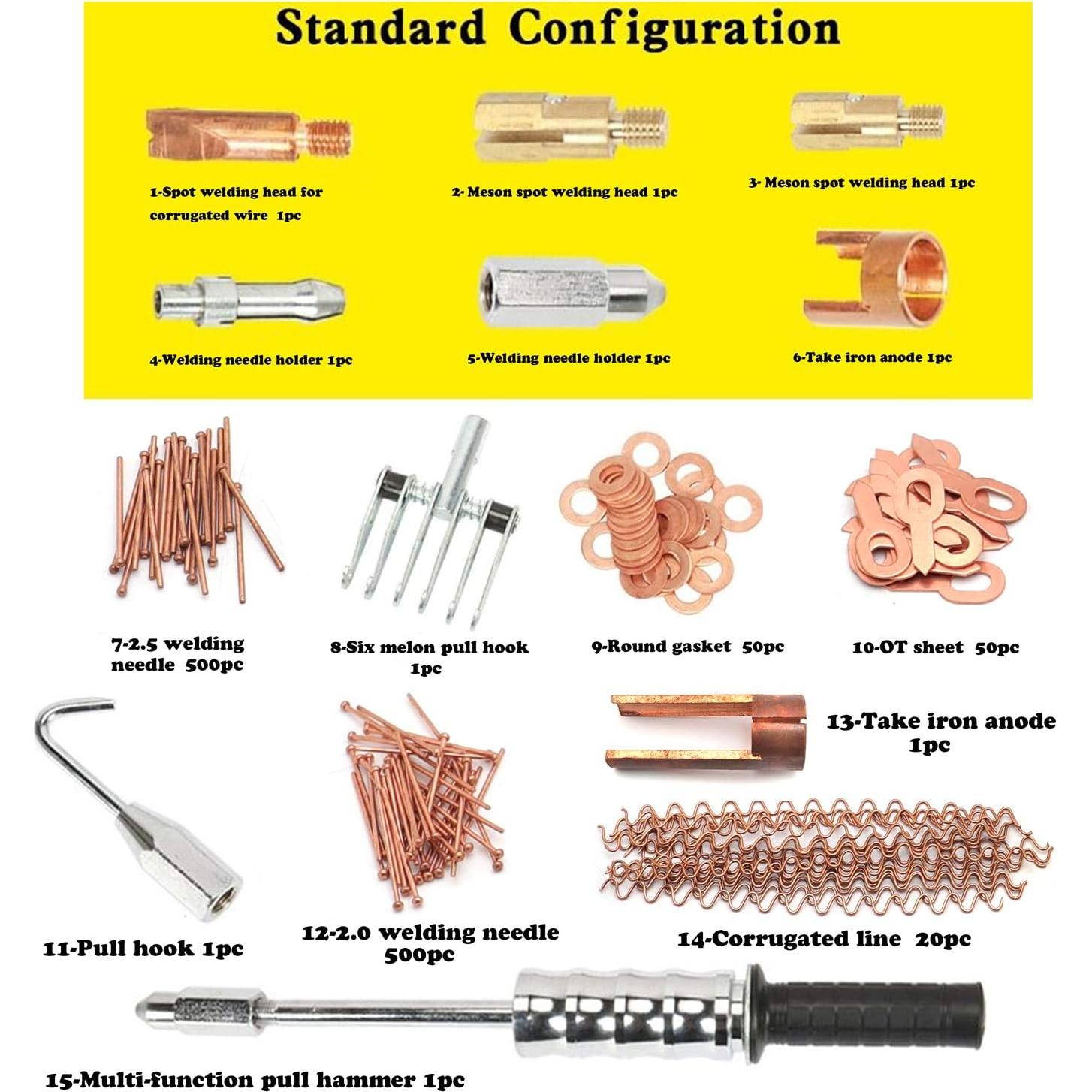 Kit de Reparación de Carrocería HTTMT 800VA con Soldador