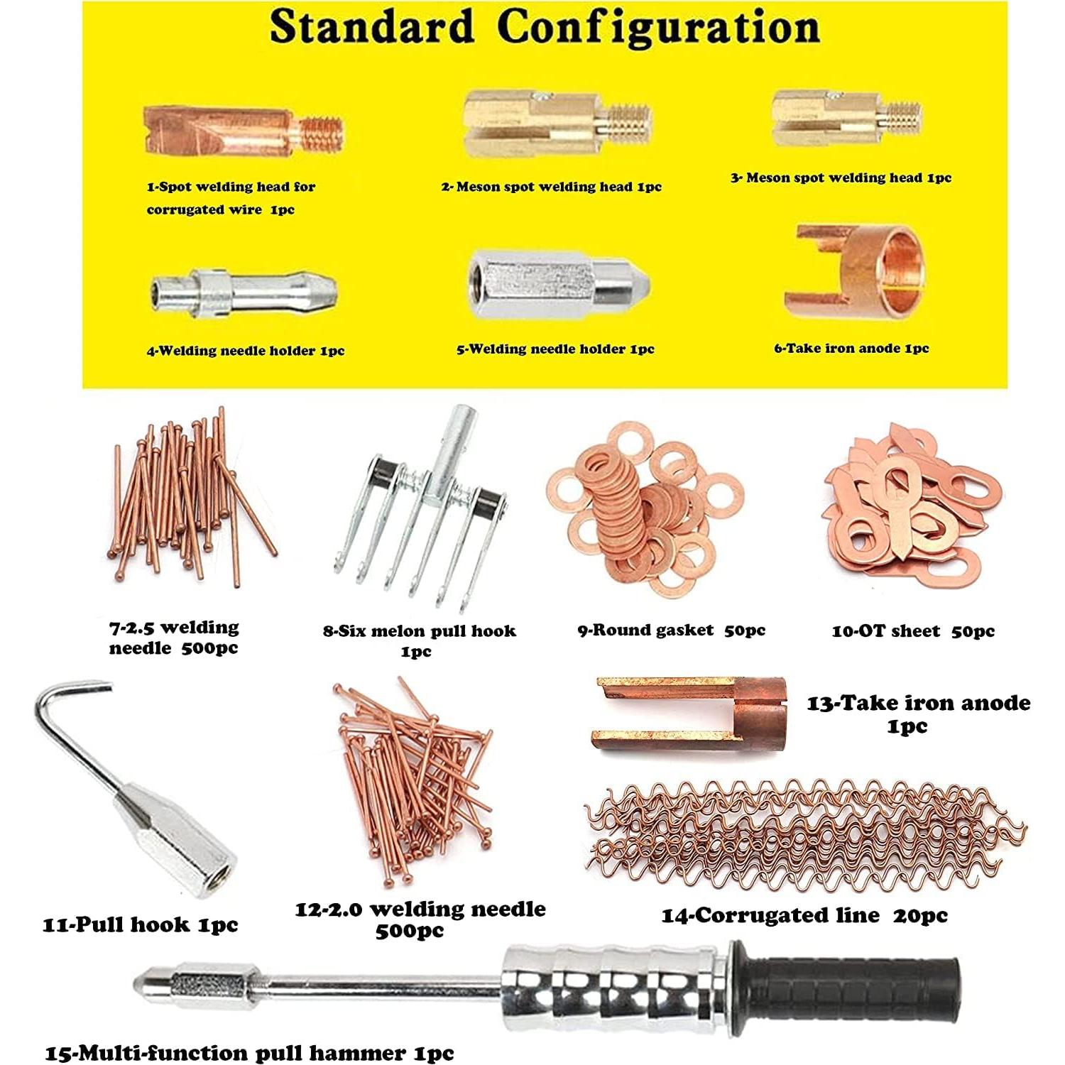 Kit de Soldador de Pernos XKMT 800VA para Reparación de Carrocería