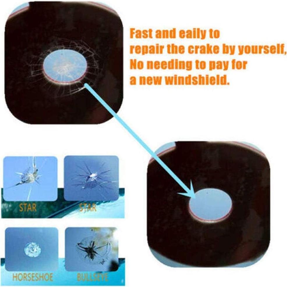 Kit de Reparación de Grietas en Parabrisas Biaoyun 2 PCS