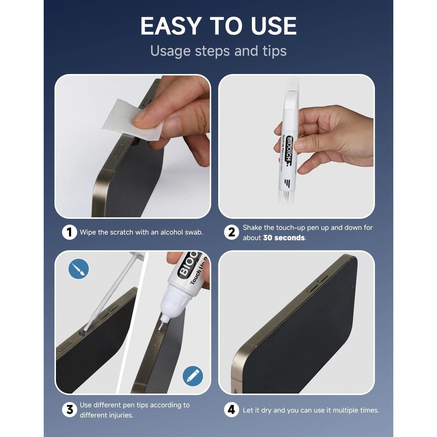 Pintura de Retoque Gris Titanio BIOOICH para Samsung 12.1ml