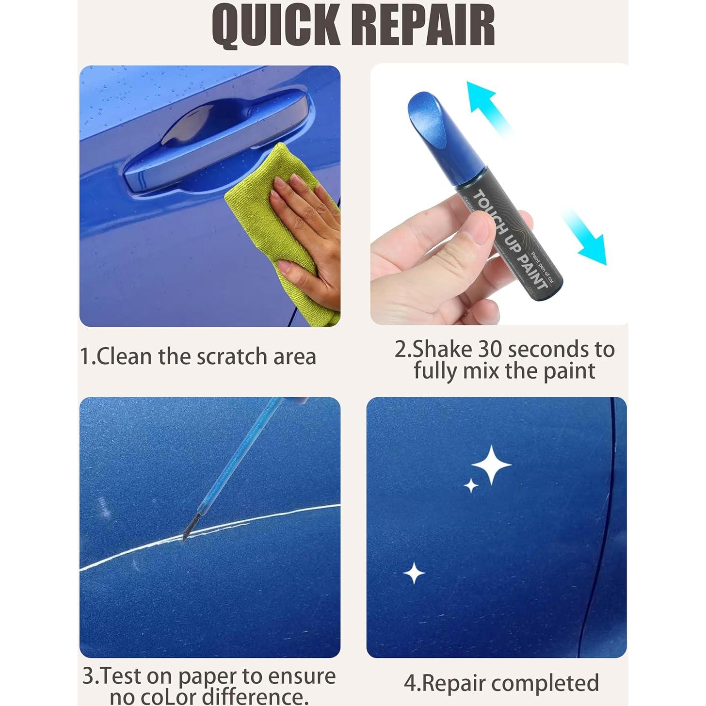 Lápiz de Pintura RACOONA para Reparación de Rayones Azul 12ml