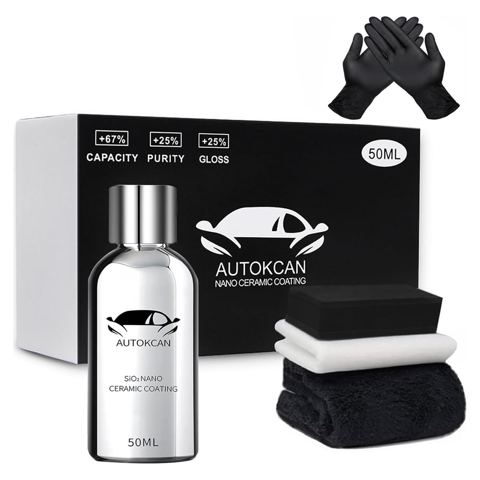 Recubrimiento Cerámico Nano 10H Autokcan 50ml Hidrofóbico