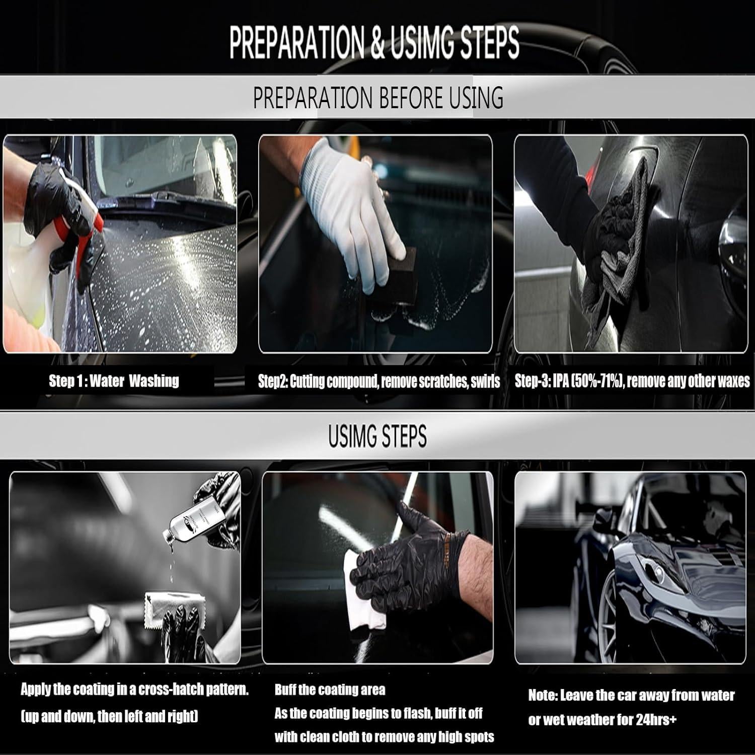 Recubrimiento Cerámico Nano 10H Autokcan 50ml Hidrofóbico