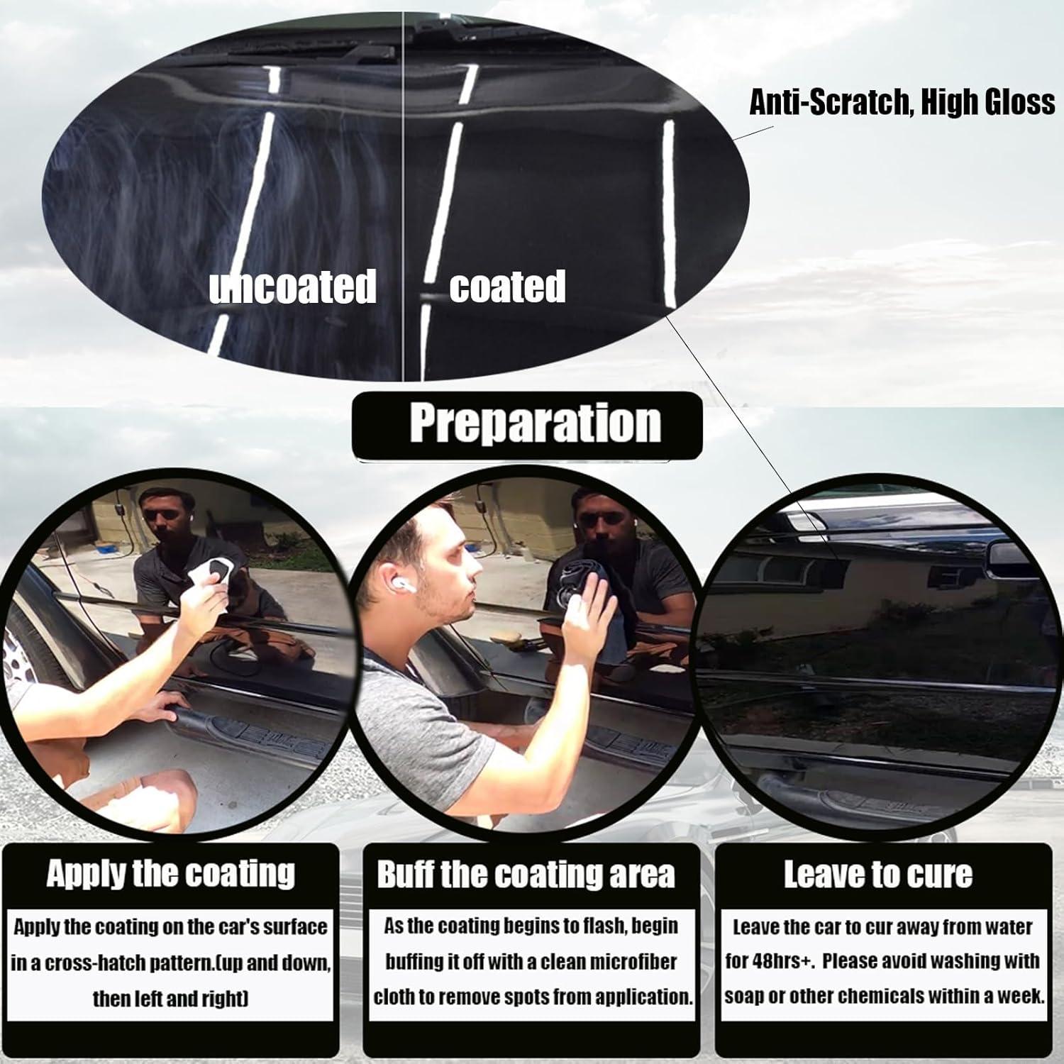 Recubrimiento Cerámico Nano 10H Autokcan 50ml Hidrofóbico