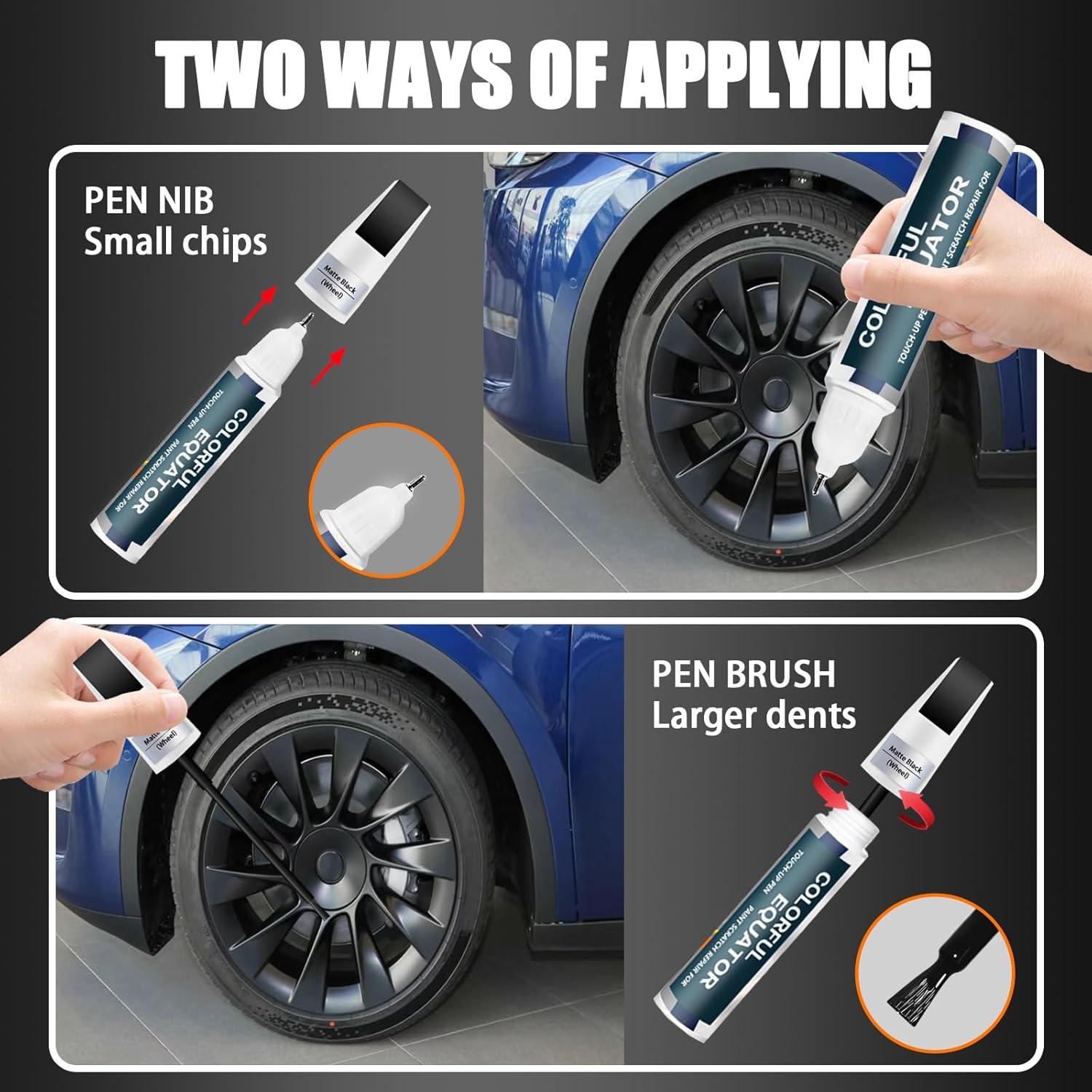 Pintura de Retoque Midnight Silver SNSIR para Llantas Tesla