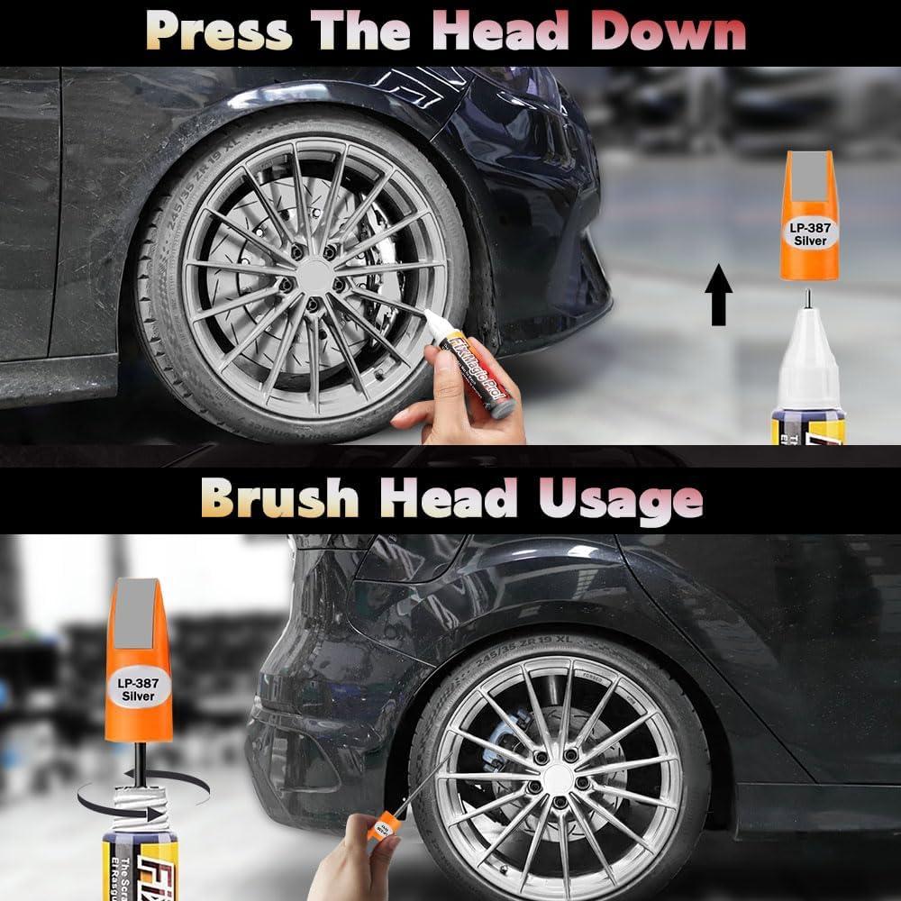 Pintura de Retoque QZTYTY 29.57ml Plata para Arañazos