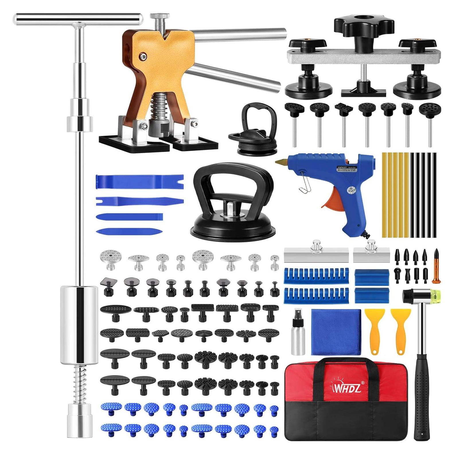 Kit de Reparación de Abolladuras WHDZ 2 en 1 con Extractores