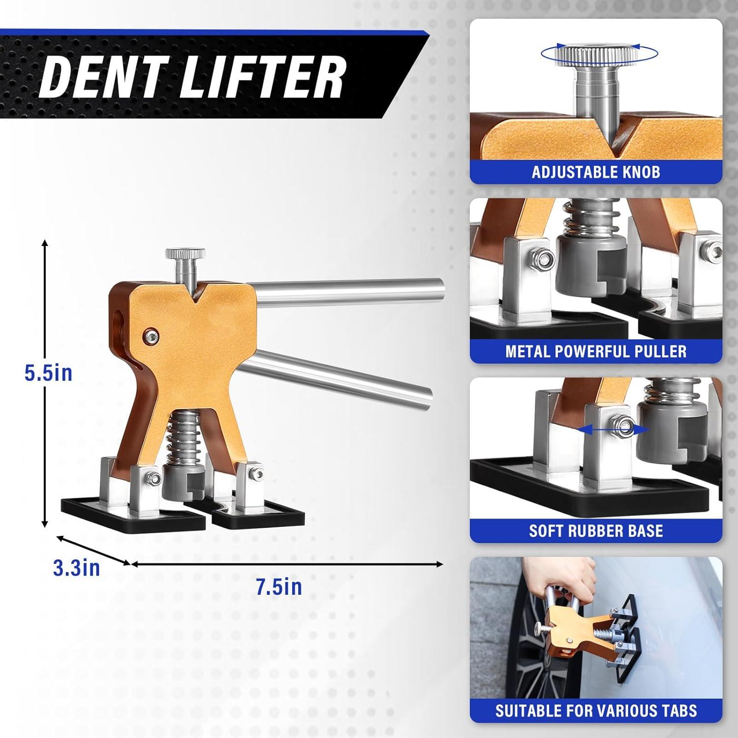 Kit de Reparación de Abolladuras WHDZ 2 en 1 con Extractores