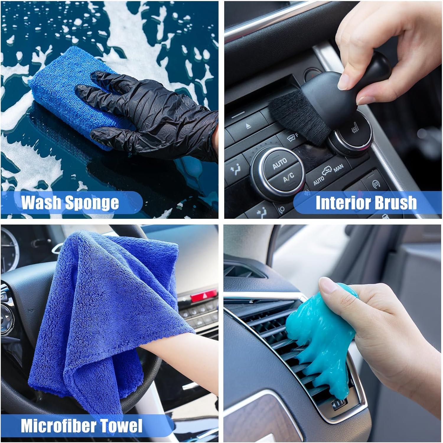 Kit de Detalle de Coche AUTODECO 23 Piezas Azul