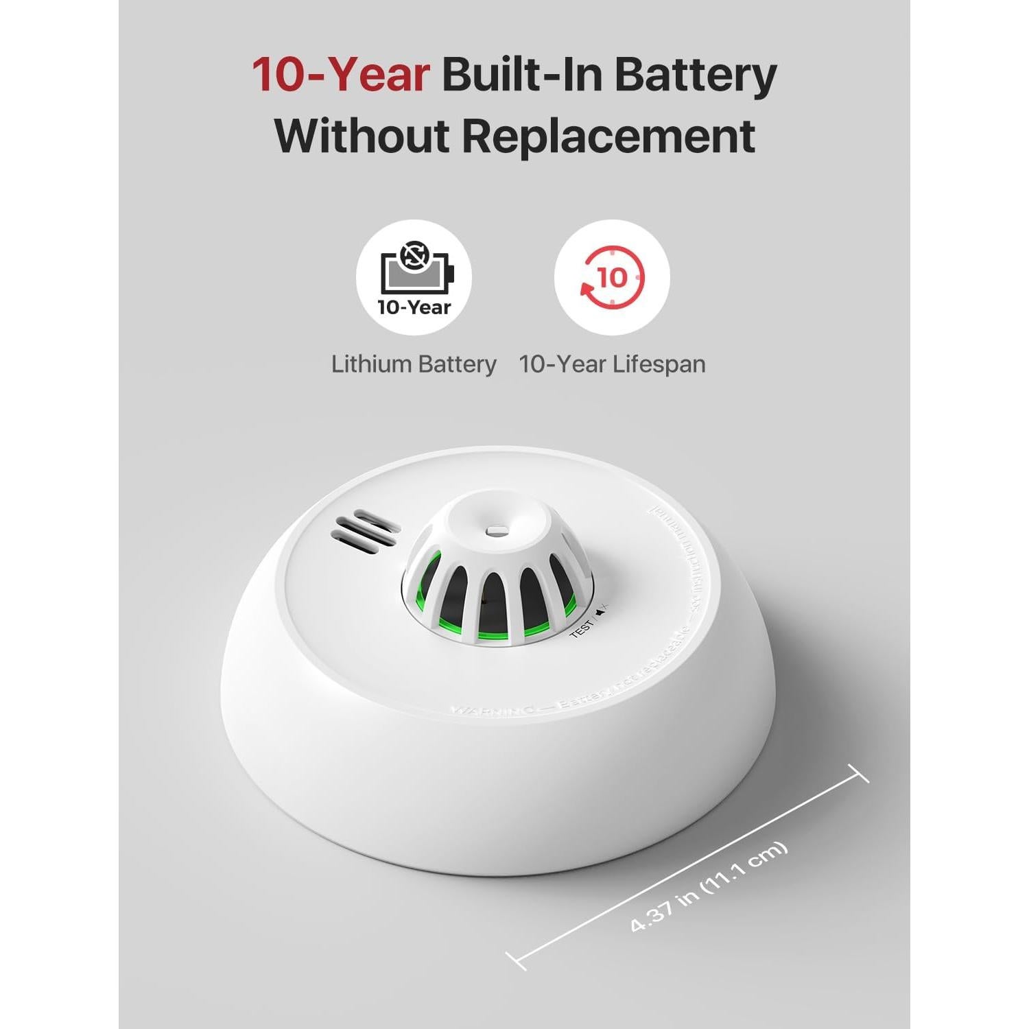 Alarma de Calor Inteligente X-Sense XH02-M con Batería 10 Años