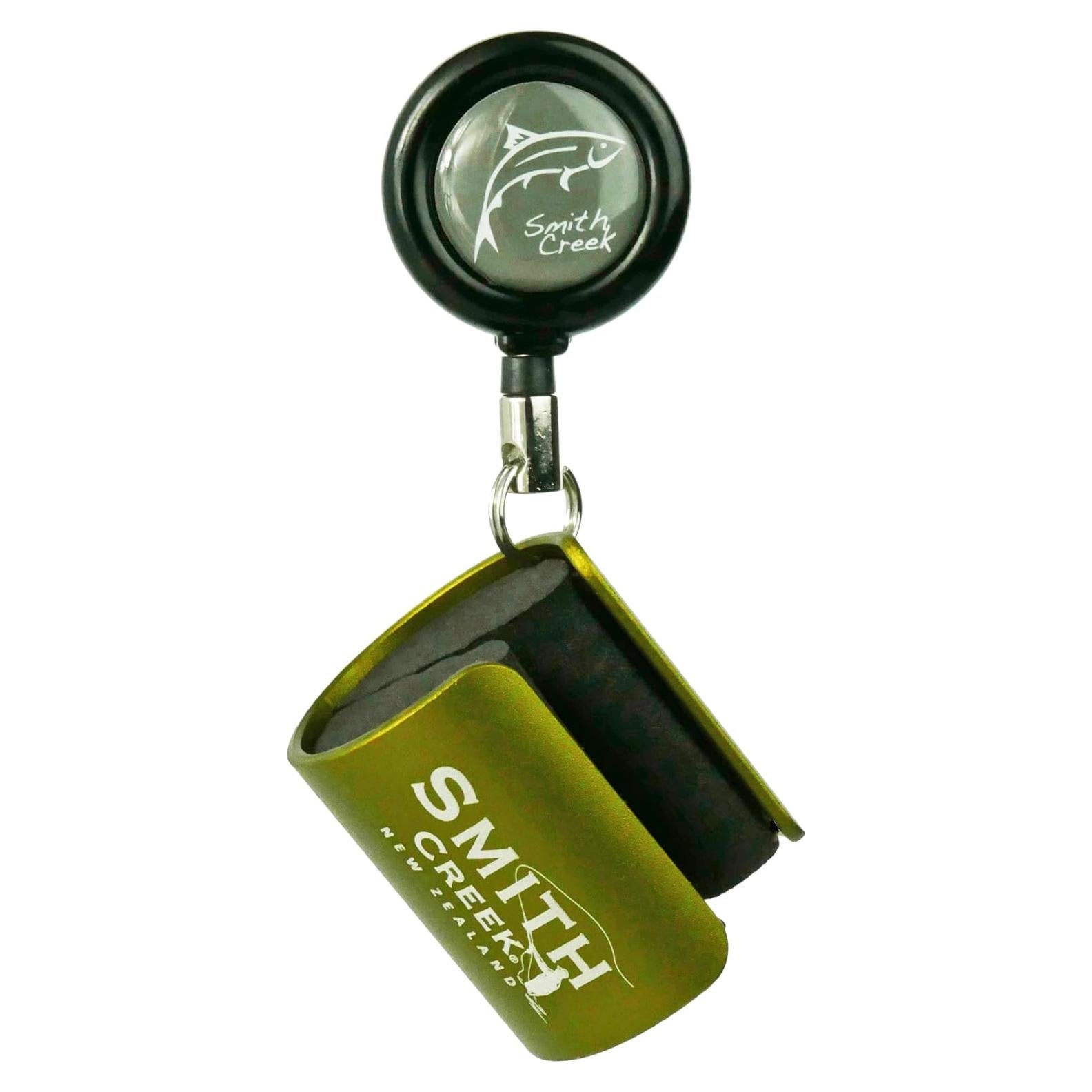 Clip de Varilla Smith Creek Verde con Zinger Ajustable