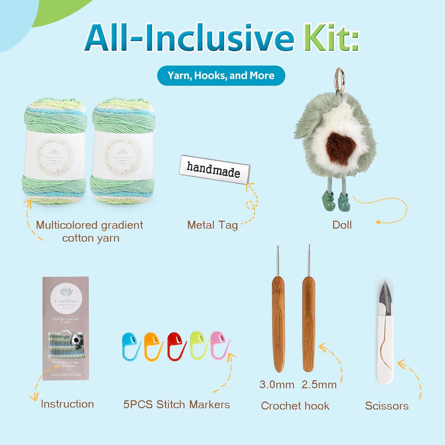 Kit de Crochet CrochEaze para Principiantes con Tutoriales