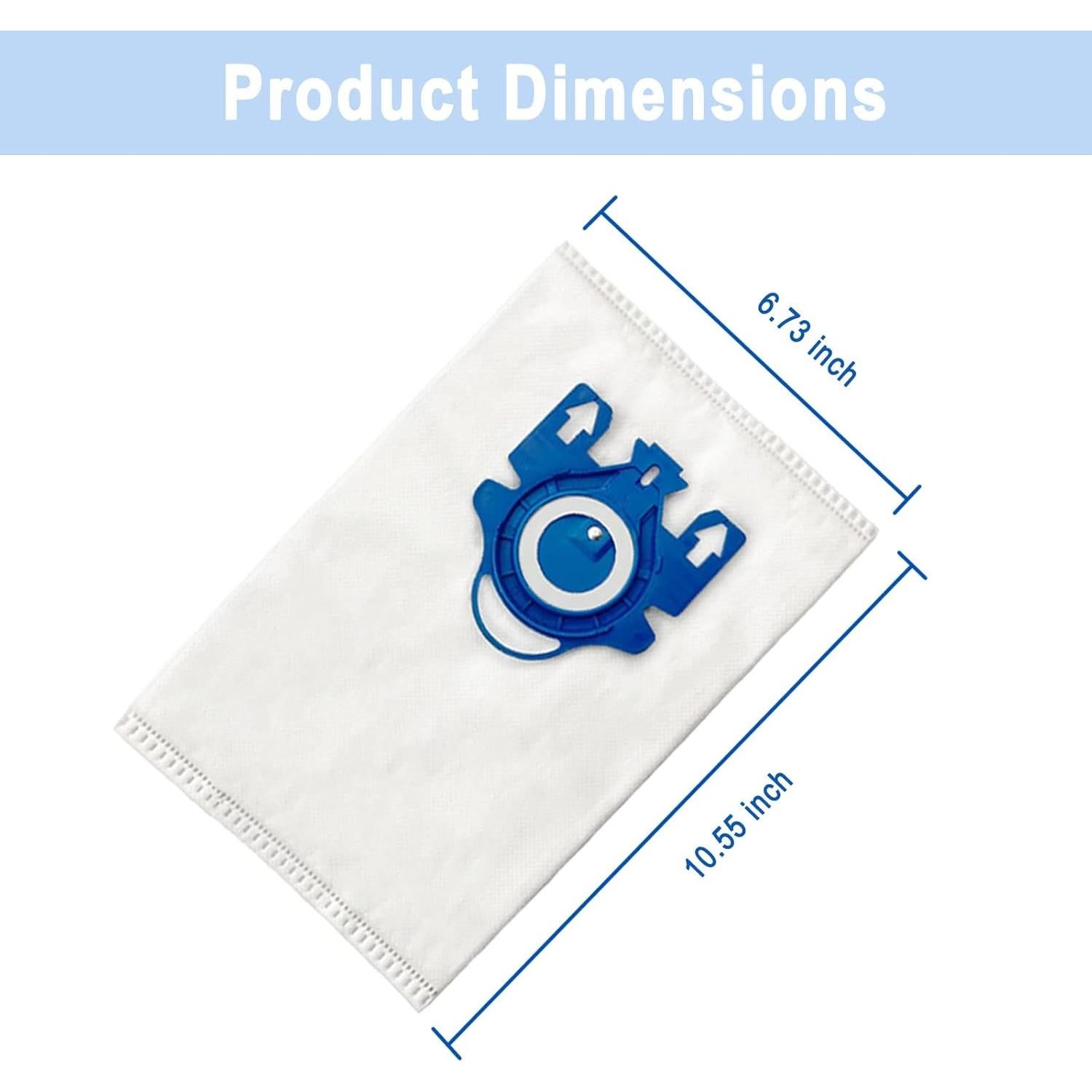 16 Bolsas de Aspiradora Miele AirClean 3D GN + 4 Filtros