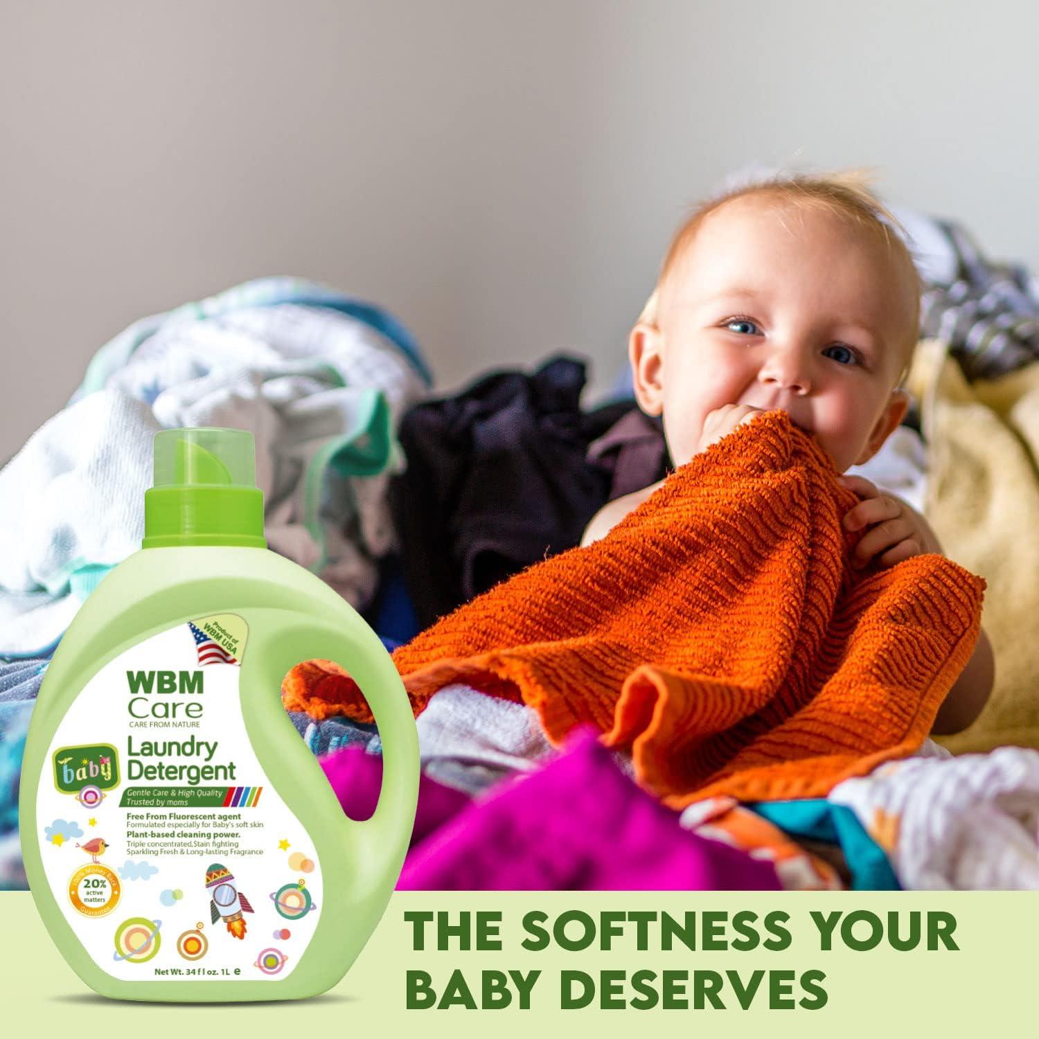 Detergente Líquido Ecológico WBM para Ropa de Bebé 1006 ml