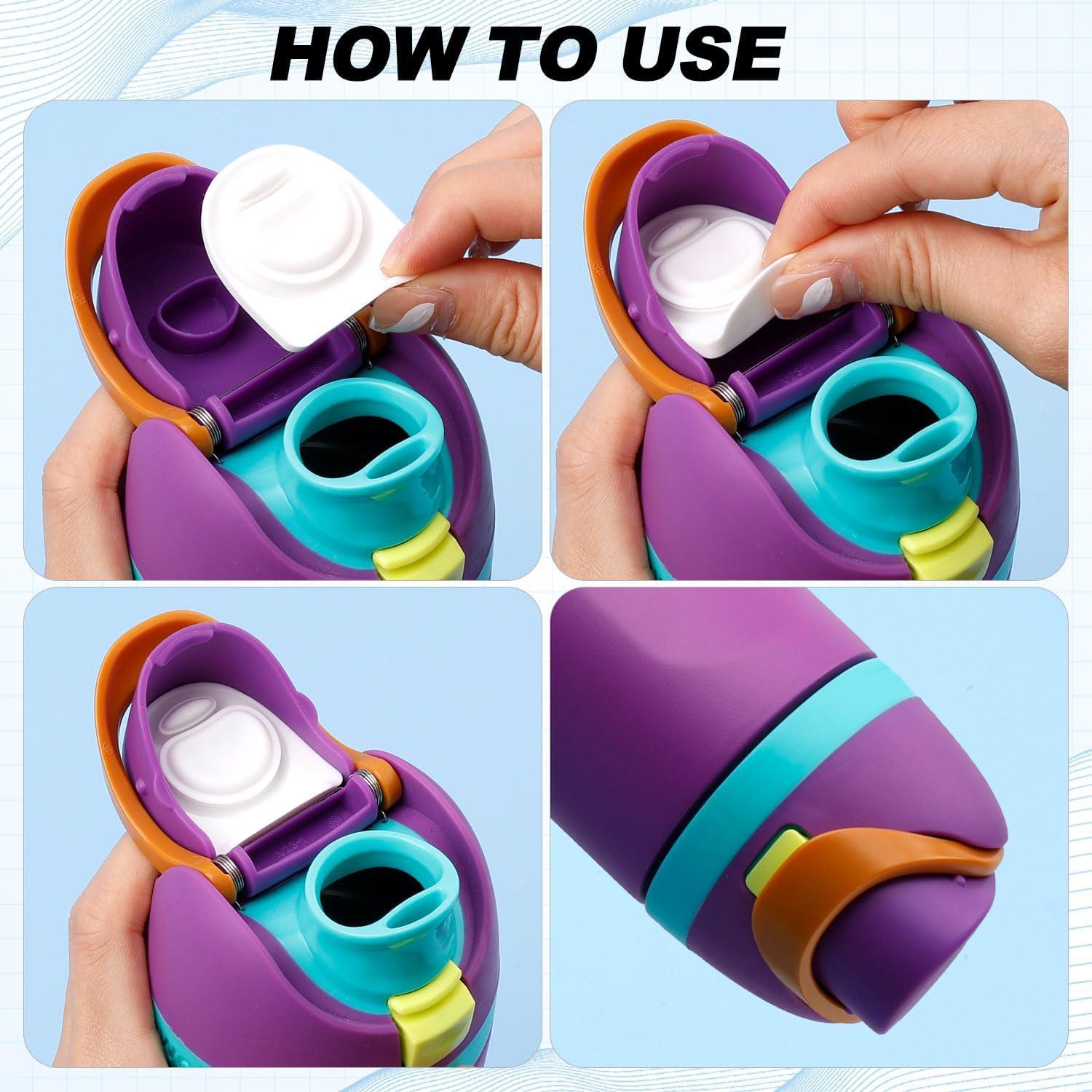 9 Piezas Repuesto Owala FreeSip - Tapones y O-Rings Silicona