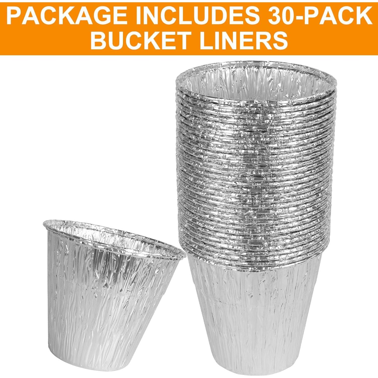 Paquete de 30 forros de bandeja de goteo Traeger BAC608