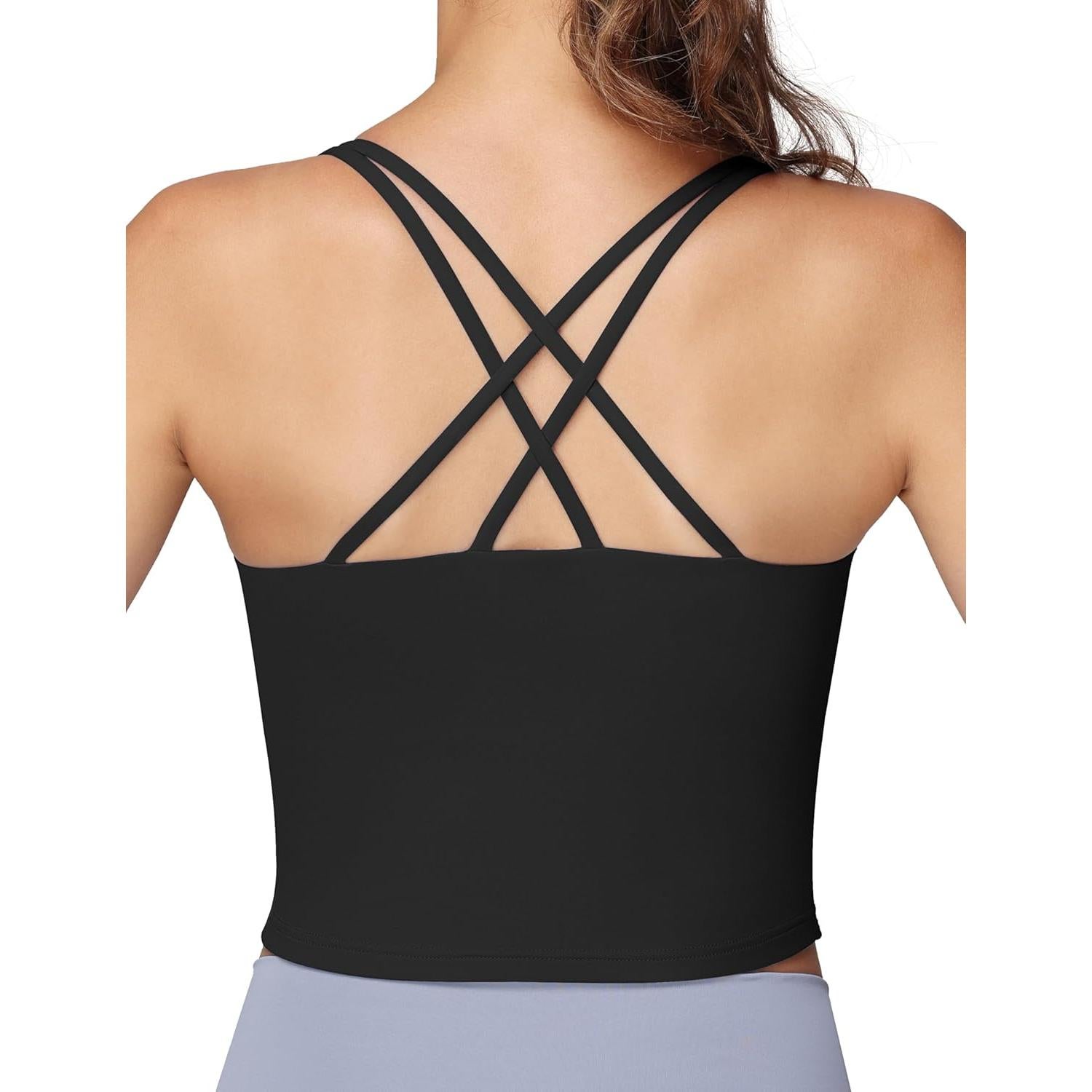 Camiseta de Lactancia Foucome con Sujetador Incorporado - Negro