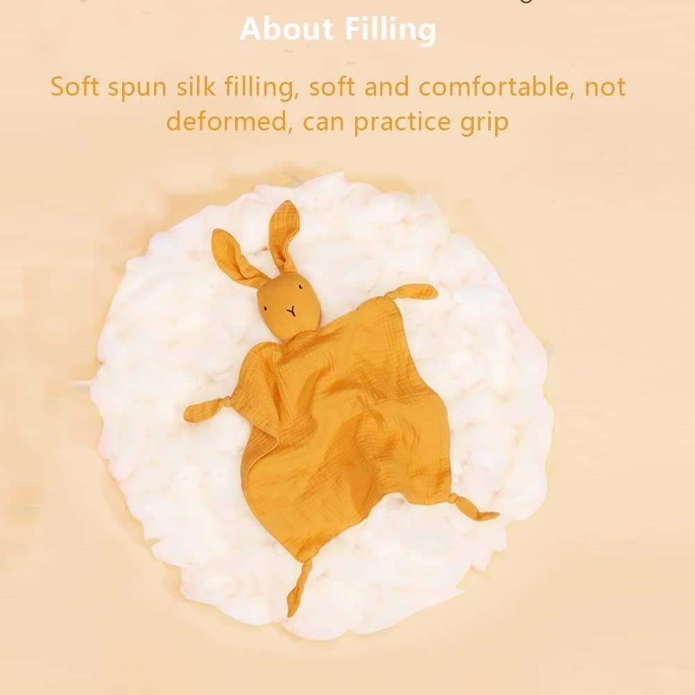 Manta de Muselina de Algodón Orgánico PEIPEIWU Conejo Azul