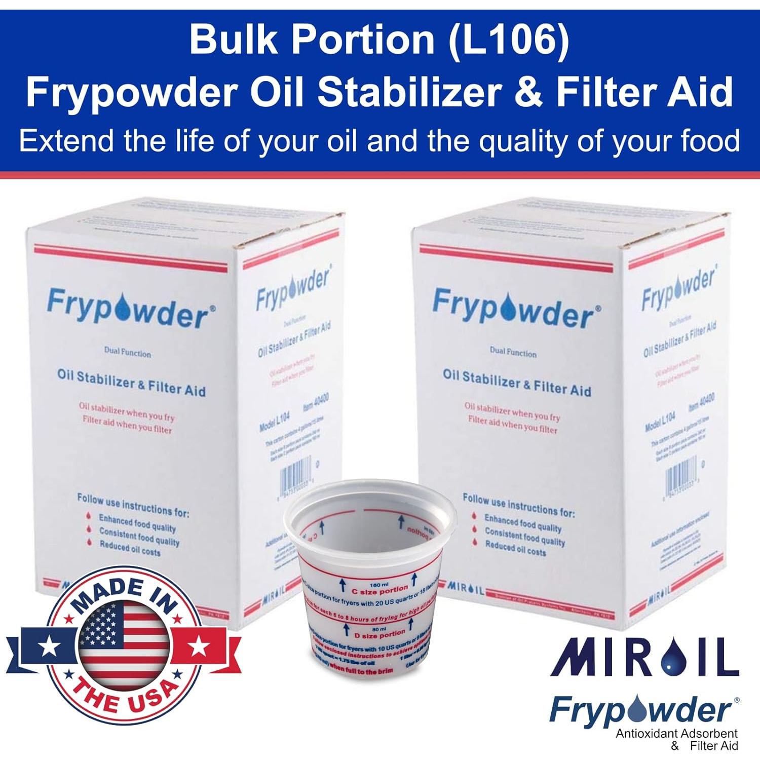 MirOil L106 Polvo Estabilizador de Aceite 8 Galones