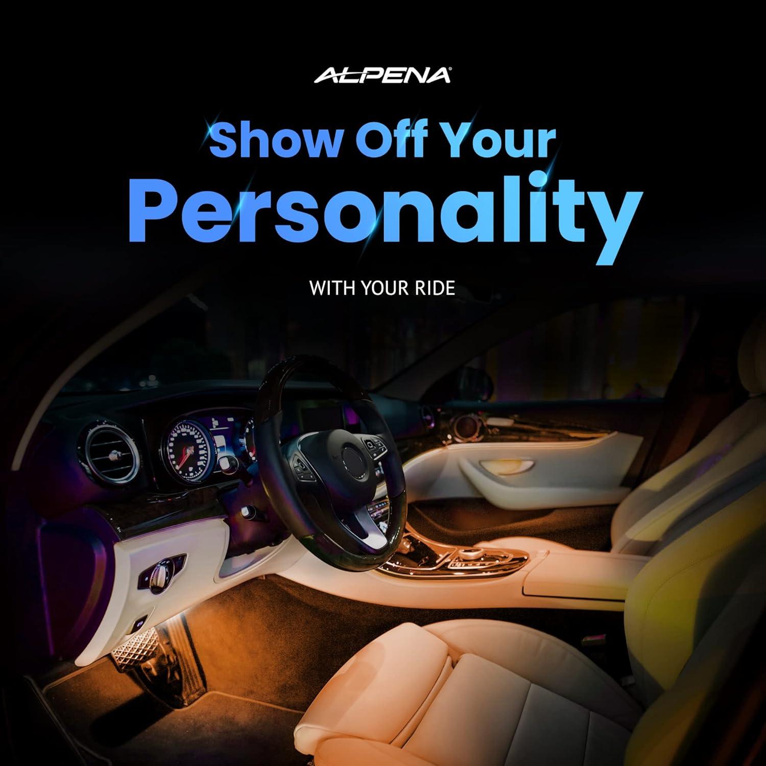 Kit de Tiras LED Ultra Ligeras Alpena 30.48 cm Ámbar 12V