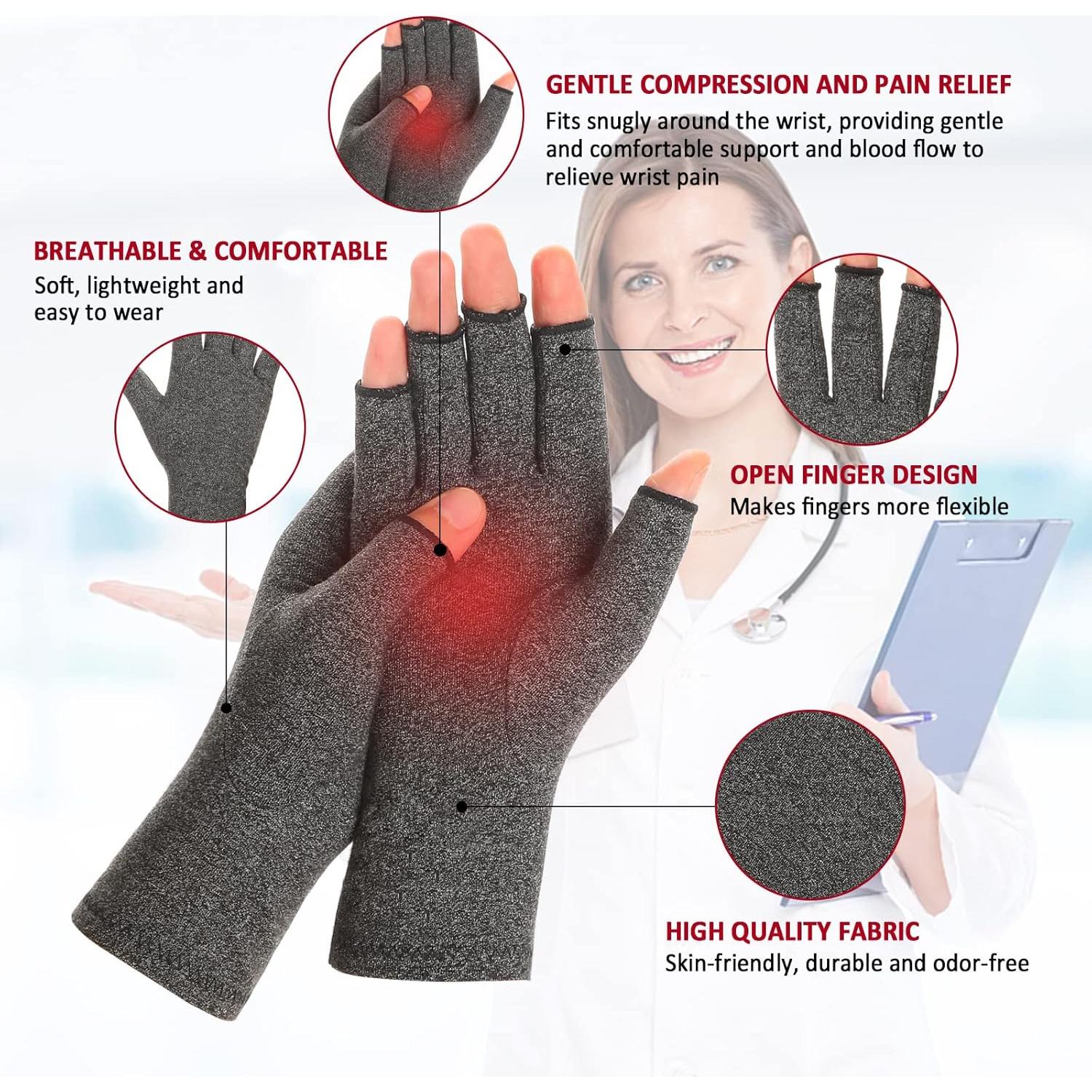 Guantes de Compresión Zexhoor para Artritis - Alivio Dolor