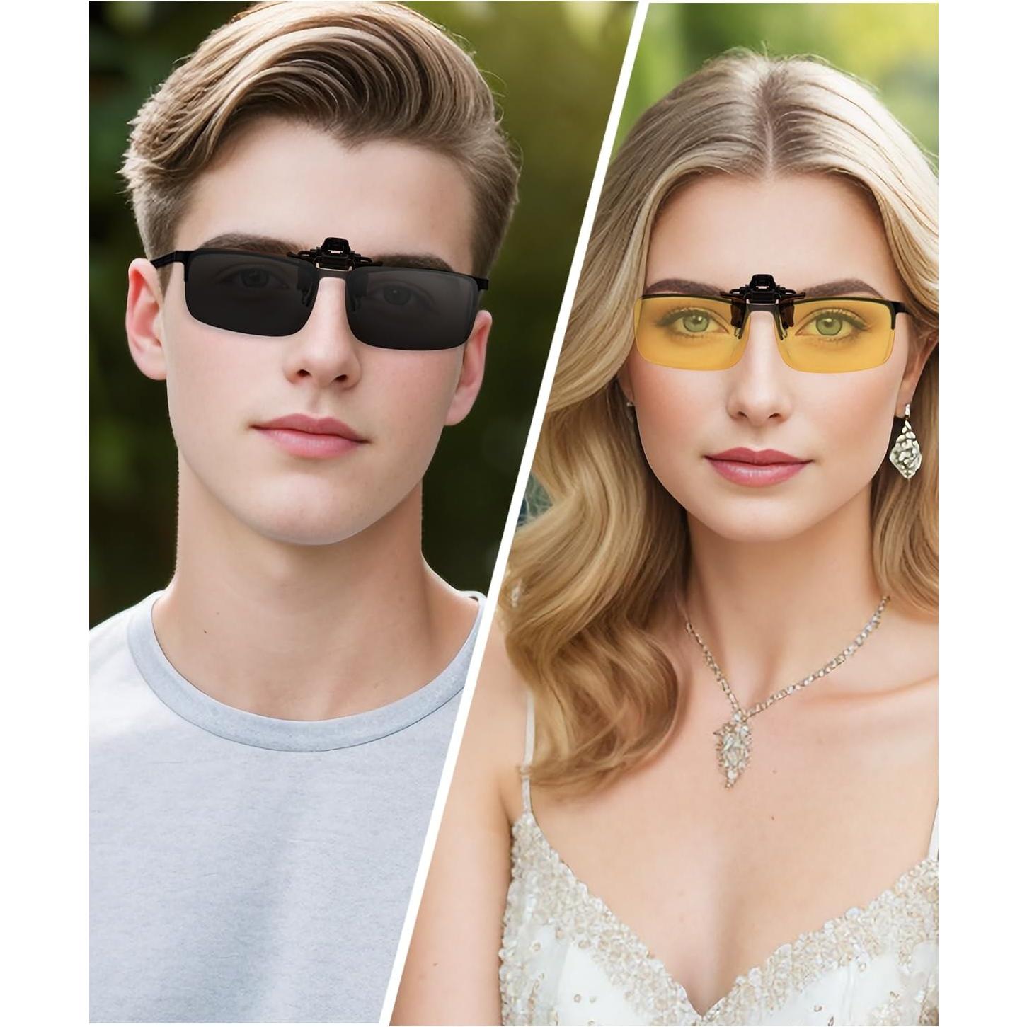 Gafas de sol polarizadas clip sobre TERAISE UV400 unisex