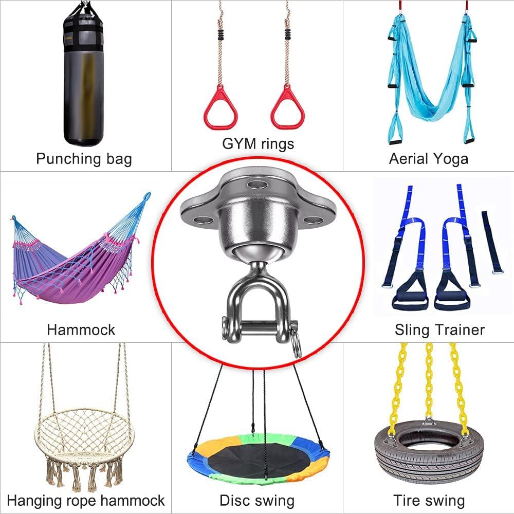 Soporte para Saco de Boxeo SELEWARE con Giro Silencioso