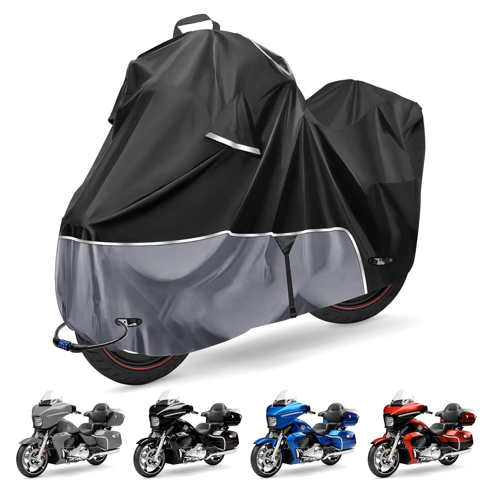 Funda de motocicleta Blshwez 600D impermeable 292 cm para Harley
