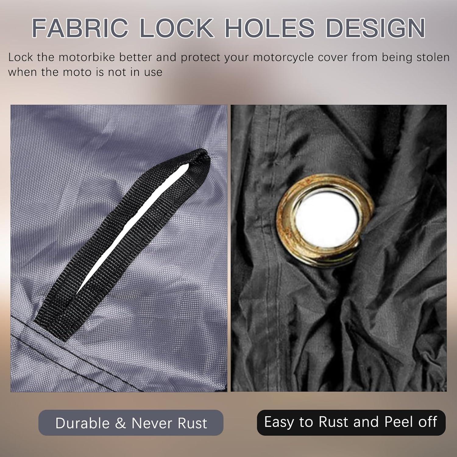 Funda de motocicleta Blshwez 600D impermeable 292 cm para Harley