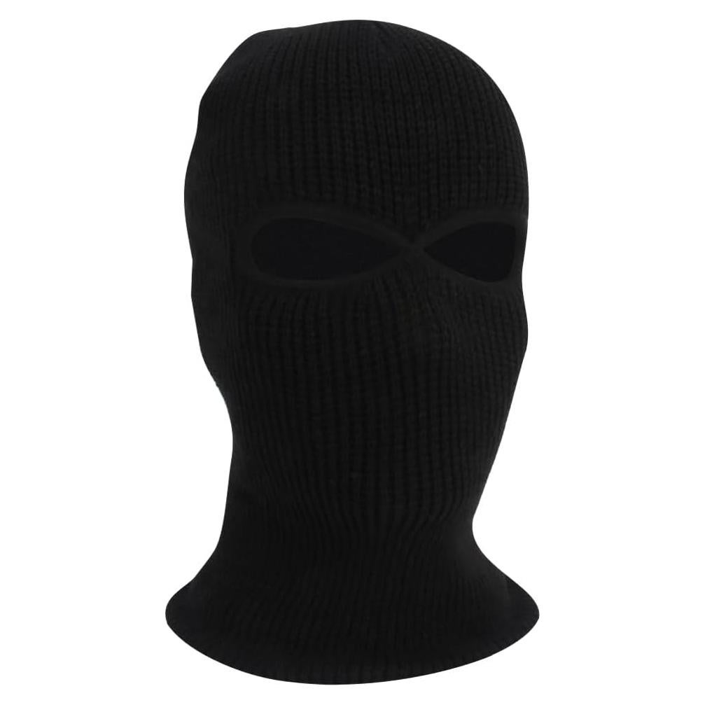 Pasamontañas de Invierno UUYYEO Negro 100% Acrílico Talla Única