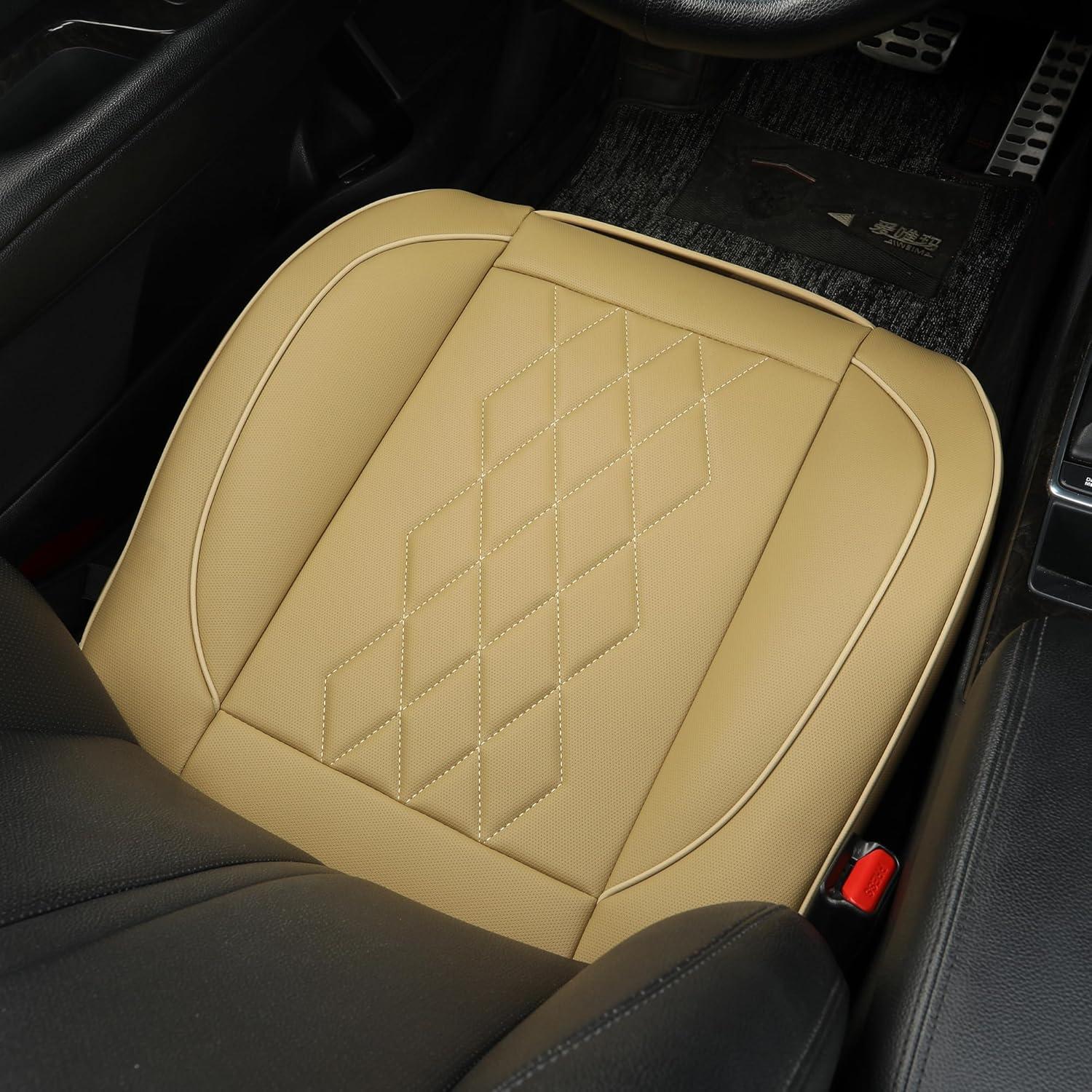 Funda de Asiento de Coche JOJOBAY Beige Universal Antideslizante
