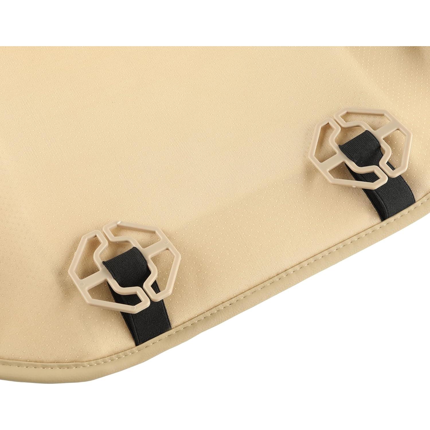 Funda de Asiento de Coche JOJOBAY Beige Universal Antideslizante