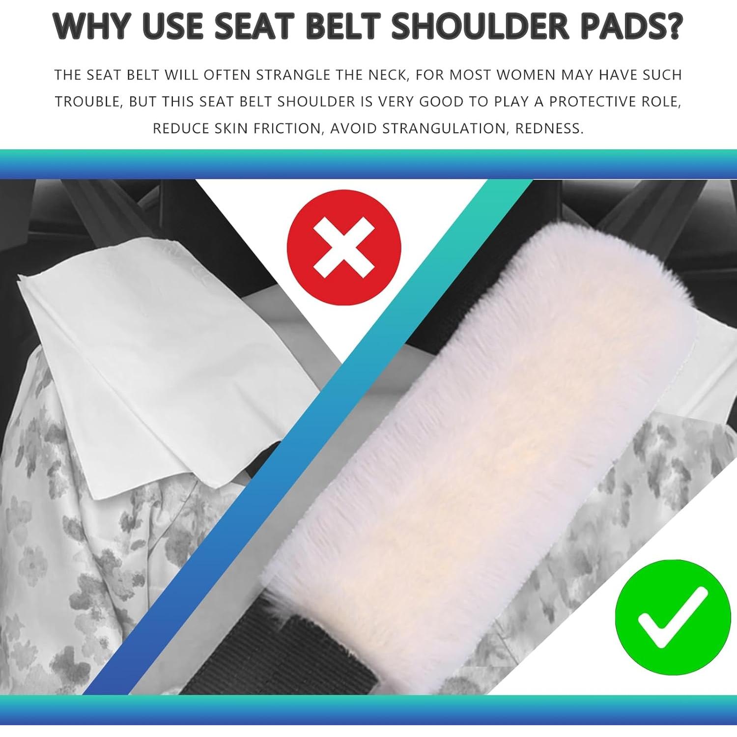 Fundas de Cinturón de Seguridad Luminuti Beige 2 Pcs